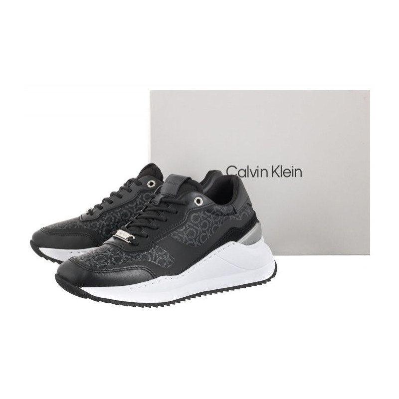 Calvin Klein Chunky Inter WDG Lace Up-Mn Mix HW0HW01272 Black/Black Mono (CK169-a) batai