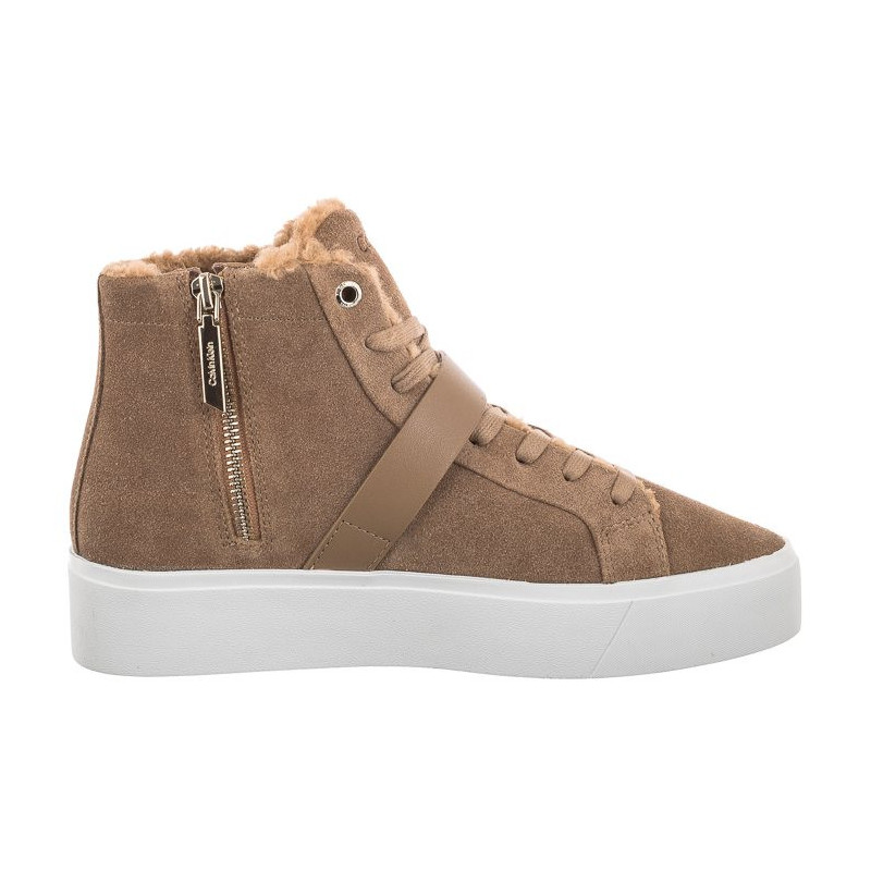 Calvin Klein Flatform Cup High Top CK Hw-S Wl HW0HW01334 GEZ Safari Canvas (CK170-a) kurpes