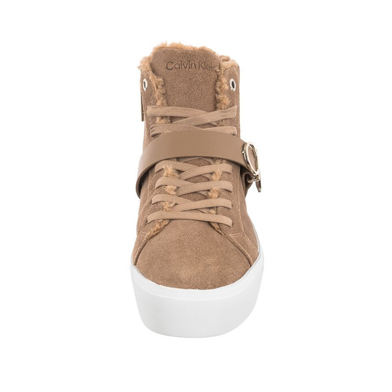 Calvin Klein Flatform Cup High Top CK Hw-S Wl HW0HW01334 GEZ Safari Canvas (CK170-a) kurpes