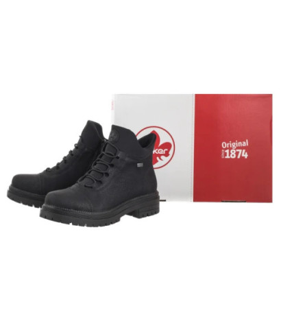 Rieker Czarne Y3163-00 Black (RI39-c) kurpes