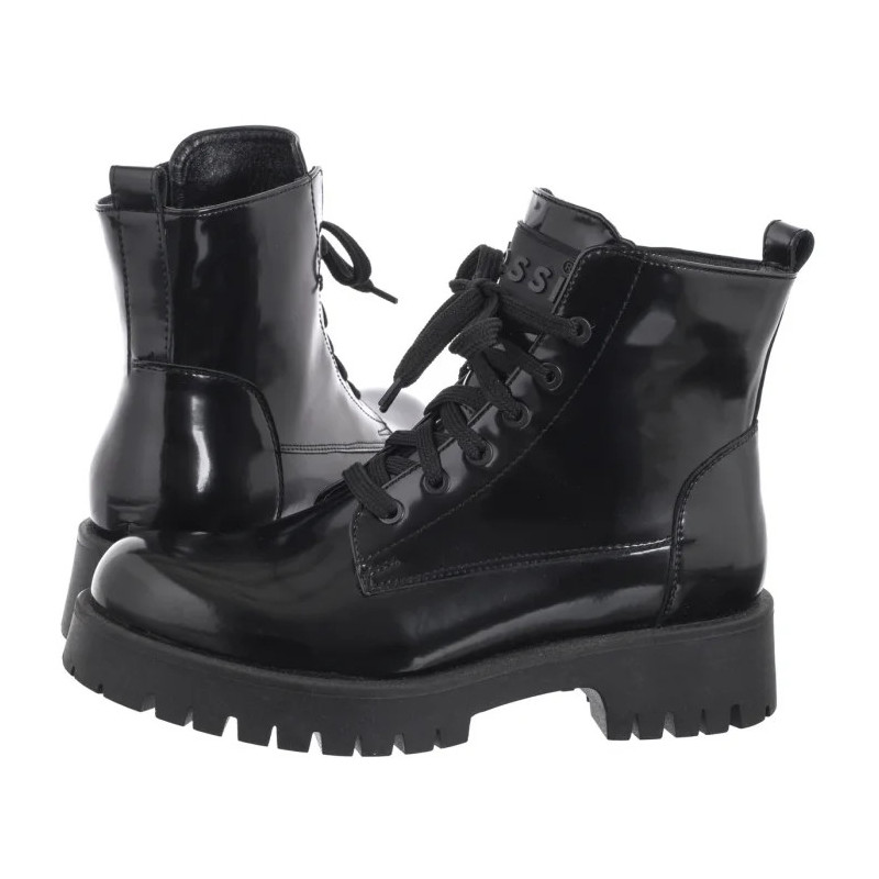 Nessi Czarne Lakierowane 22345 FL (NE296-e) kurpes