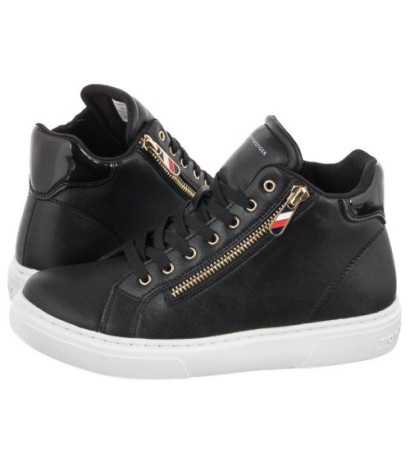 Tommy Hilfiger High Top Lace-Up Sneaker T3A9-32317-1434 999 Black (TH541-a) kurpes