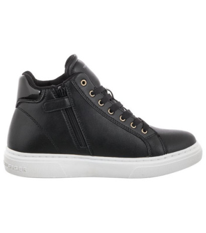 Tommy Hilfiger High Top Lace-Up Sneaker T3A9-32317-1434 999 Black (TH541-a) shoes