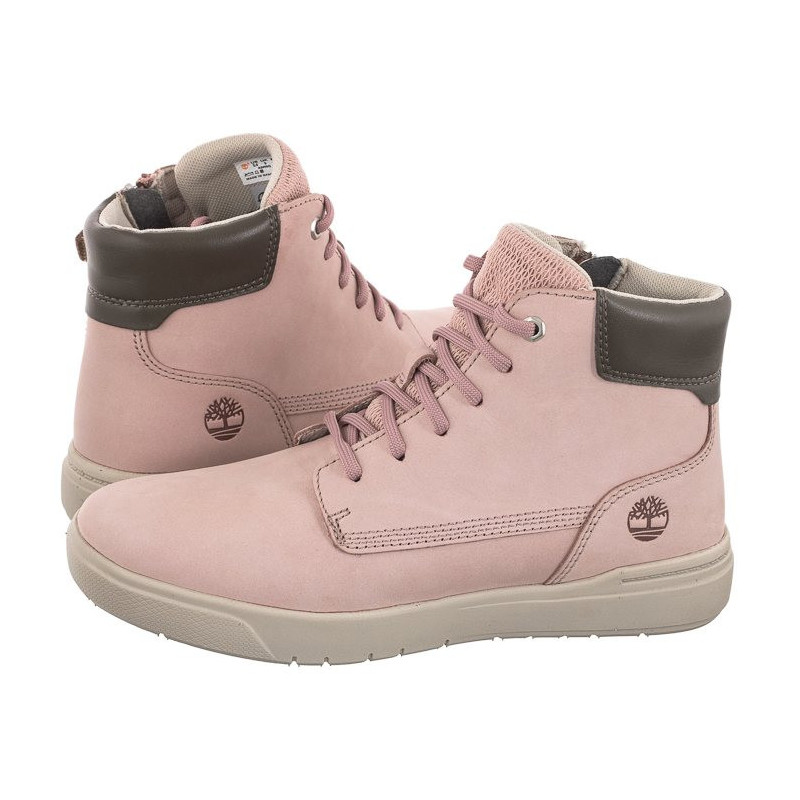 Timberland Seneca Bay 6 In Side Zip Light Pink Nubuck 0A5RRG DD9 (TI110-a) batai