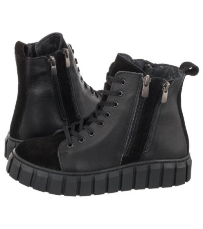 Venezia Czarne 13212101 BLACK (VE675-a) shoes