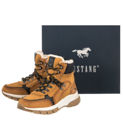 Mustang Żółte 49C0052 (MU474-b) saapad