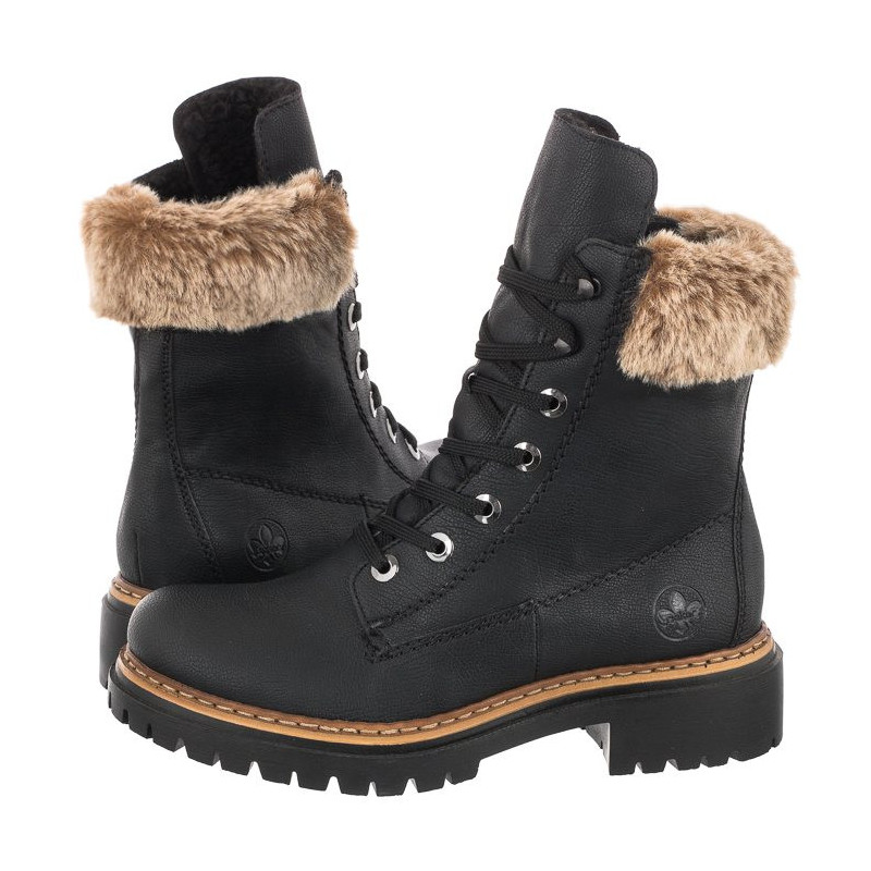 Rieker Czarne 72630-00 (RI68-a) shoes