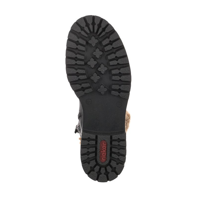 Rieker Czarne 72630-00 (RI68-a) kingad