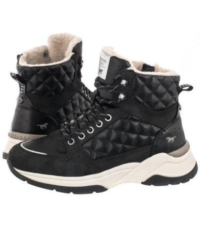 Mustang Czarne 1438-603-9 (MU480-a) batai