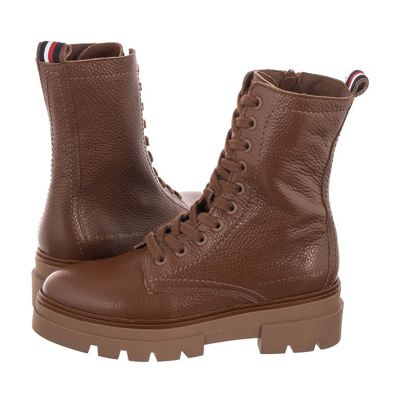 Tommy Hilfiger Monochromatic Lace Up Boot FW0FW06732 GVI (TH586-b) kurpes