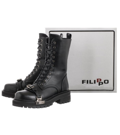 Filippo Czarne DBT4075/22 BK (FO2-a) kurpes