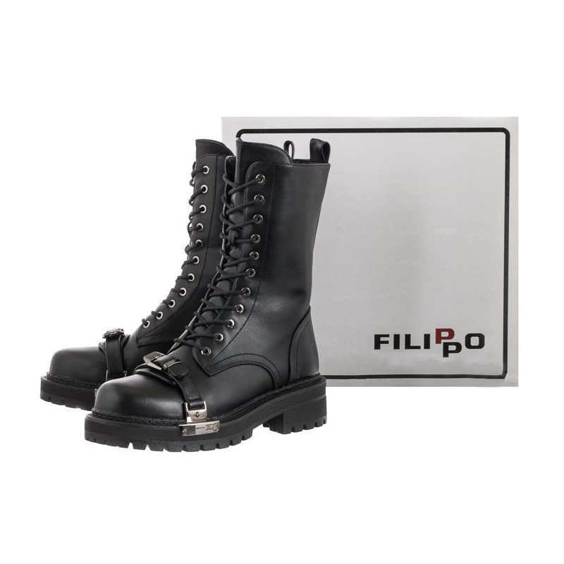 Filippo Czarne DBT4075/22 BK (FO2-a) kurpes