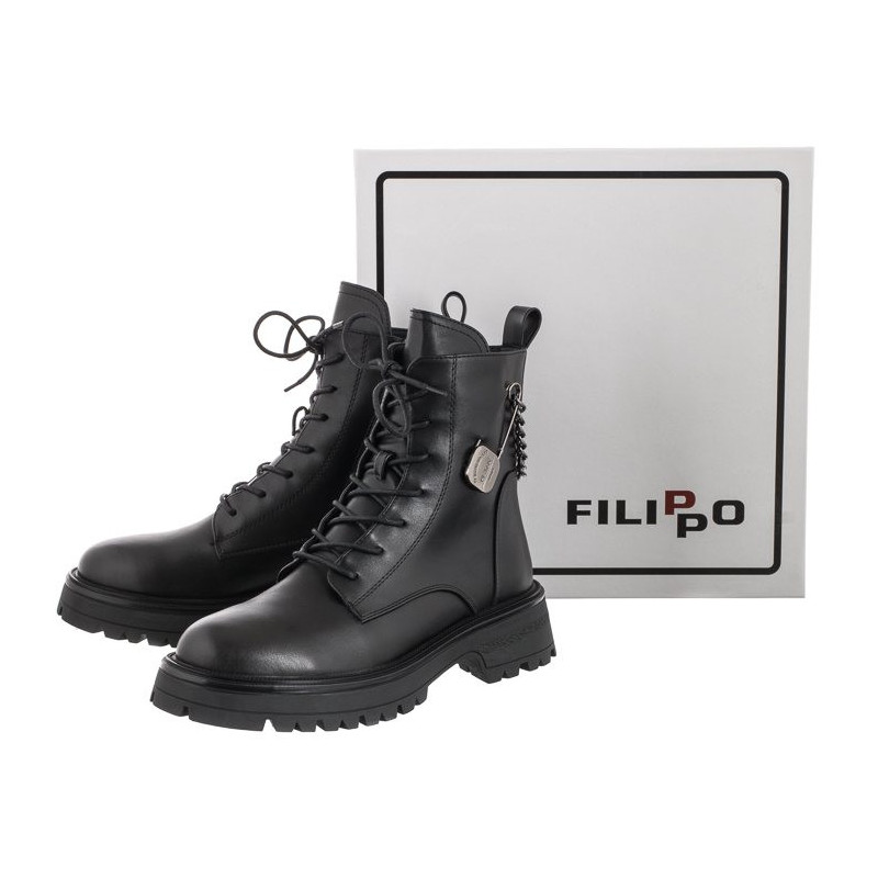 Filippo Czarne DBT4059/22 BK (FO4-a) kurpes