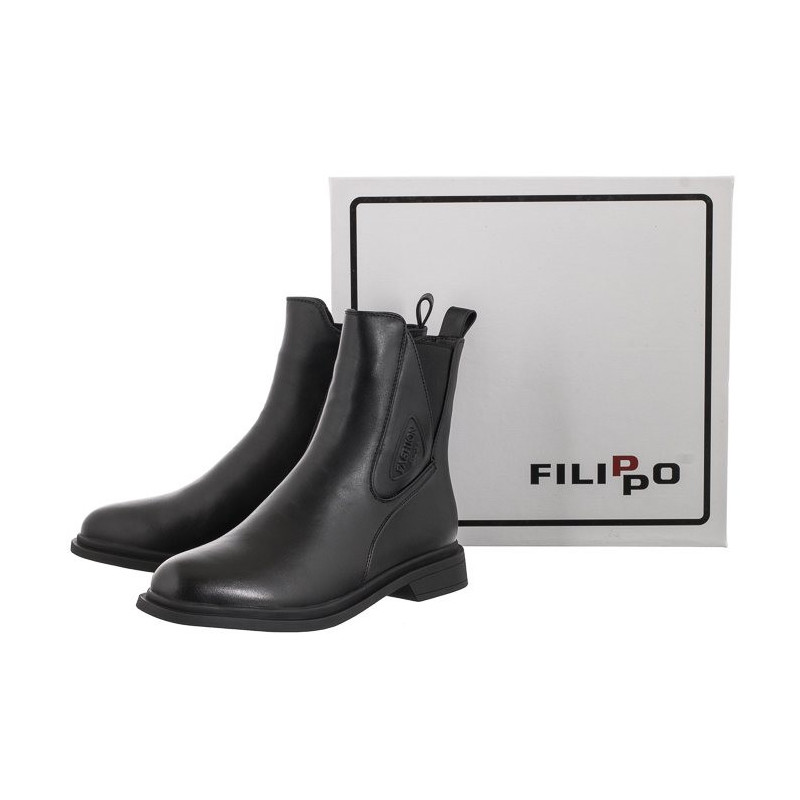 Filippo Czarne DBT4049/22 BK (FO15-a) kurpes