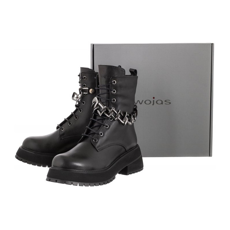 Wojas Czarne 64086-51 (WO128-a) kurpes