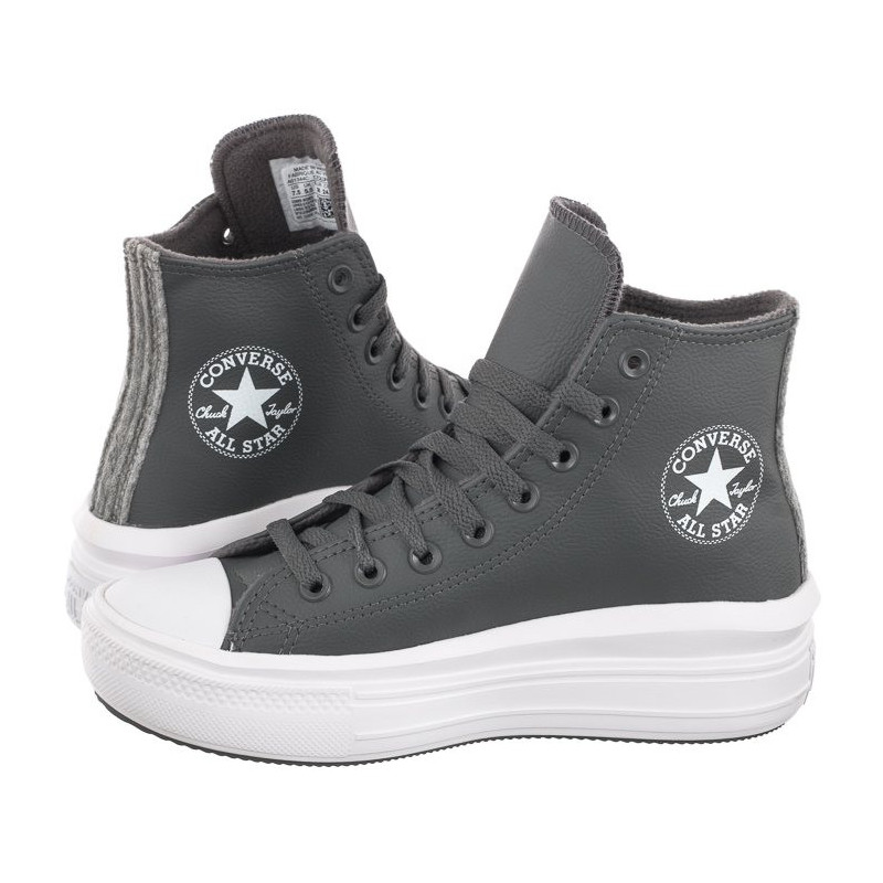 Converse CT All Star Move Hi Iron Grey/White A01344C (CO591-a) apavi