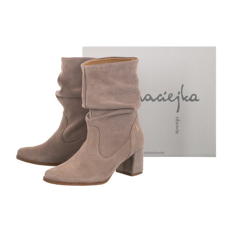 Maciejka Beżowe 06005-10/00-6 (MA984-a) kurpes