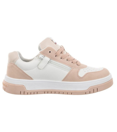 Tommy Hilfiger Flag Low Cut Lace-Up Sneaker Pink/White T3A9-32719-1467 X054 (TH670-a) sporta apavi