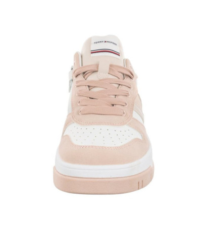 Tommy Hilfiger Flag Low Cut Lace-Up Sneaker Pink/White T3A9-32719-1467 X054 (TH670-a) sports Shoes