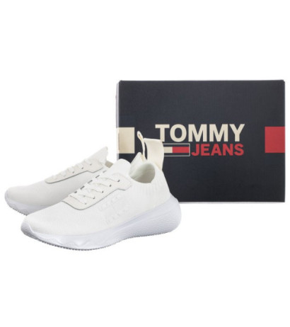 Tommy Hilfiger Tommy Jeans Flexi Contrast Brand Ecru EN0EN02139 YBL (TH689-a) sportiniai bateliai