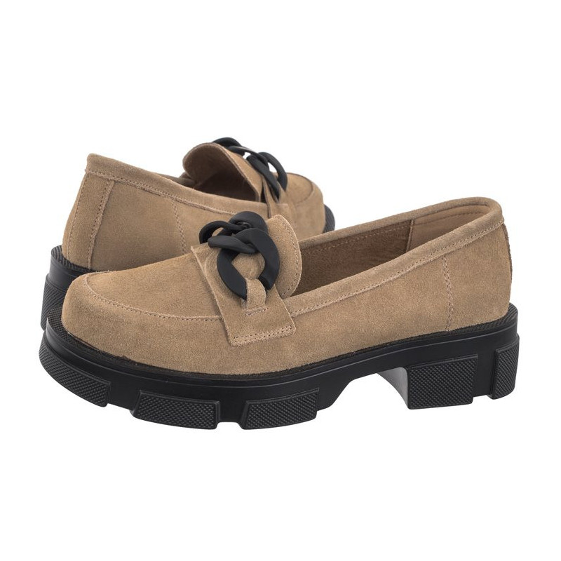 Filippo Beżowe/Czarne DP3221/24 BE BK (FO9-d) shoes