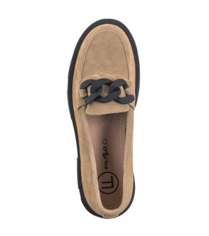 Filippo Beżowe/Czarne DP3221/24 BE BK (FO9-d) shoes