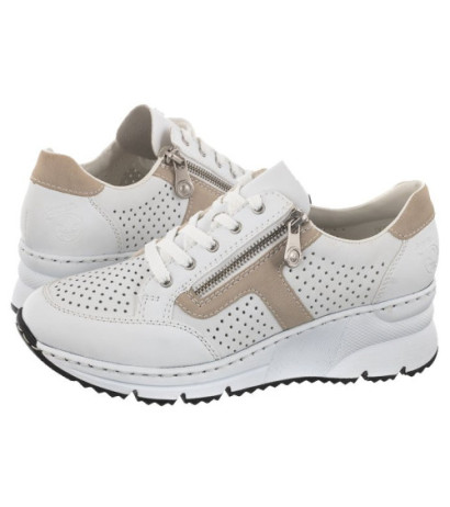 Rieker Białe/Beżowe N6304-80 (RI77-a) sports Shoes