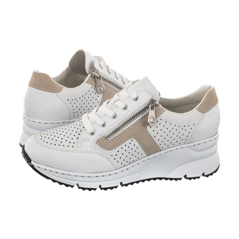 Rieker Białe/Beżowe N6304-80 (RI77-a) sports Shoes