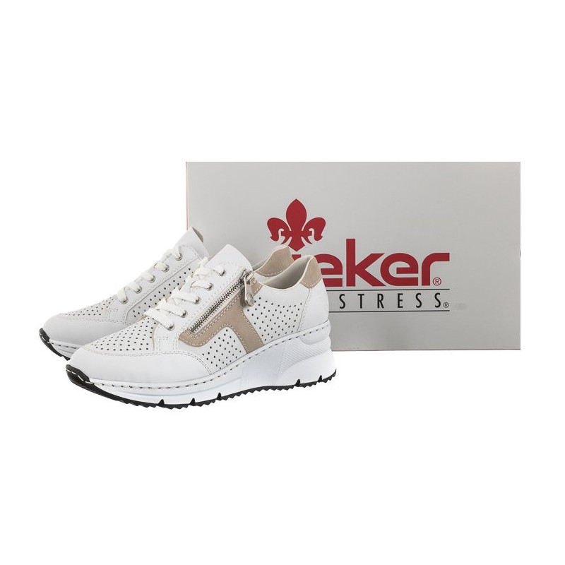 Rieker Białe/Beżowe N6304-80 (RI77-a) sports Shoes