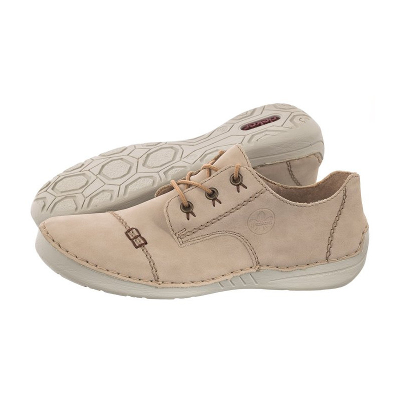 Rieker Beżowe 52520-62 (RI78-b) shoes