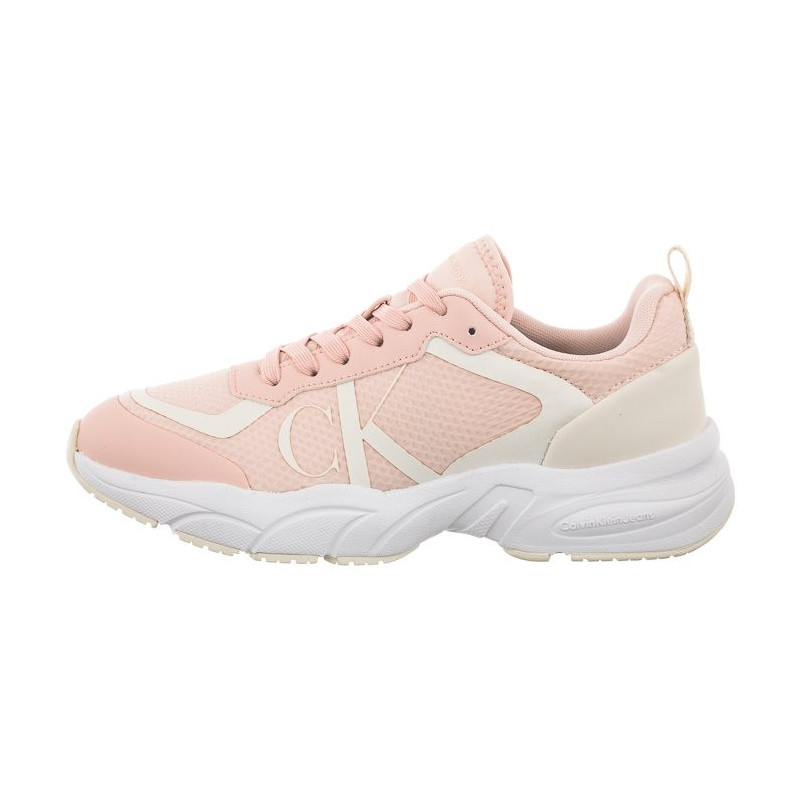 Calvin Klein Retro Tennis Over Mesh Wn Peach Blush/Creamy White YW0YW00946 0JV (CK252-a) sporta apavi