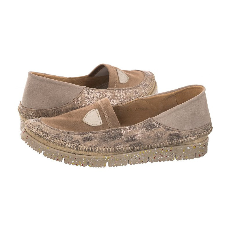 Maciejka Beżowe/Złote 05434-10/00-5 (MA1008-a) kurpes