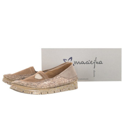 Maciejka Beżowe/Złote 05434-10/00-5 (MA1008-a) batai