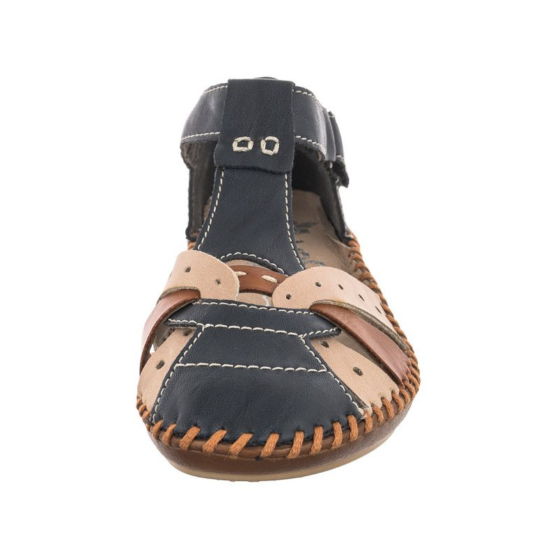 Rieker Granatowe M1655-14 (RI80-a) sandalai