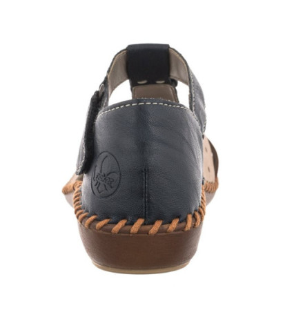 Rieker Granatowe M1655-14 (RI80-a) sandals