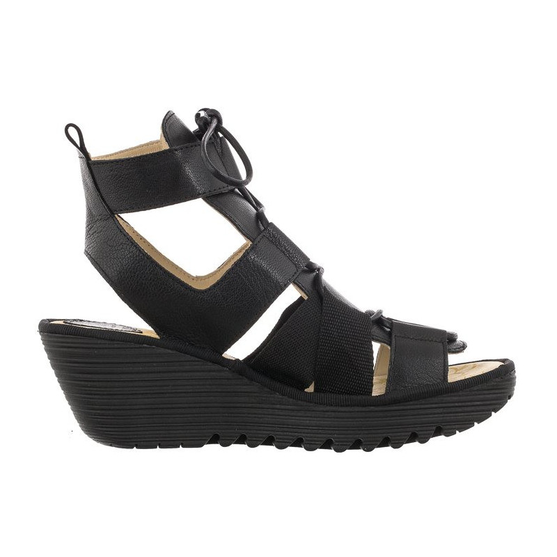 FLY London Yaca Mousse Black P501413000 (FL380-a) shoes