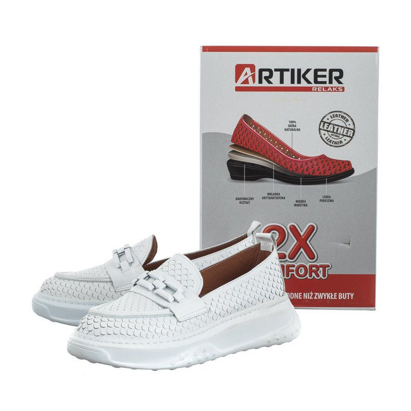 Artiker Białe 52C0733 (AR66-a) kurpes