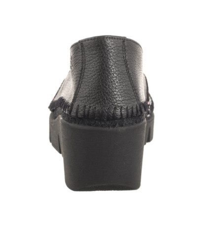 Maciejka Czarne + Kwiaty 5814A-20/00-1 (MA1009-c) shoes