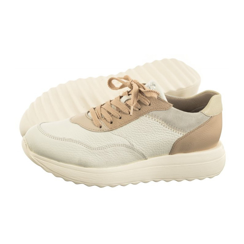 Ryłko Białe/Beżowe D1RP3_AV _6TFF (RY582-b) kurpes