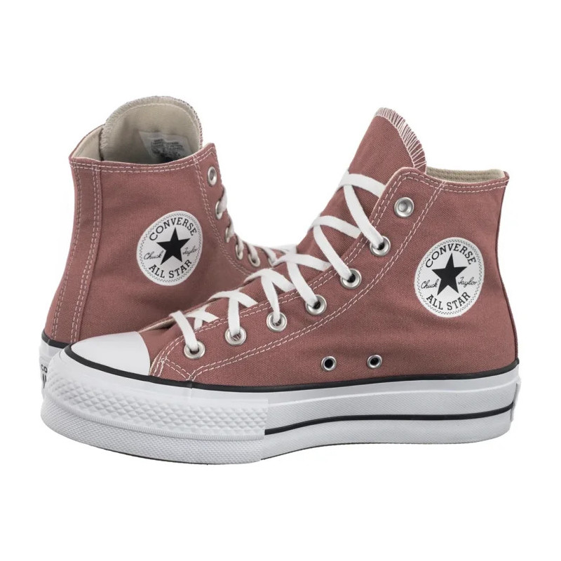 Converse CTAS Lift Hi Light Saddle/Natural Ivory A10645C (CO596-f) bateliai