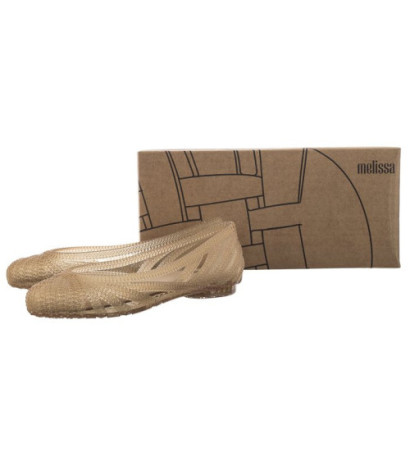 Melissa Femme Classy AD 33734/AI012 Beige/Glitter Gold (ML279-a) ballerinas