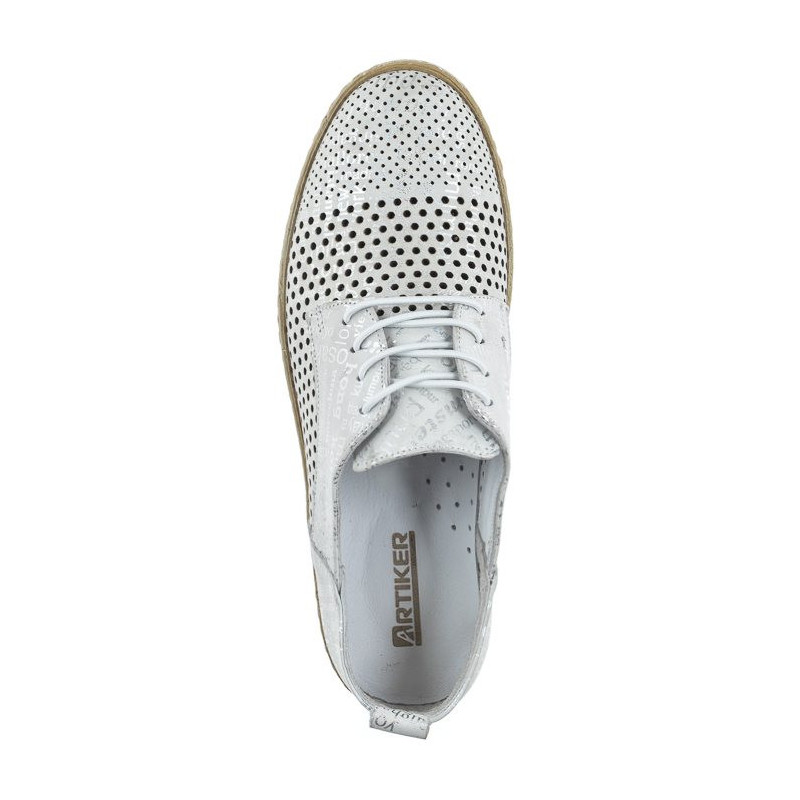 Artiker Białe/Srebrne 52C1009 (AR71-a) shoes