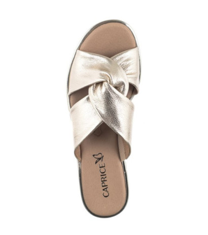 Caprice Złote 9-27100-42 959 Platin Metal (CP361-a) Sieviešu apavi/Flip Flops