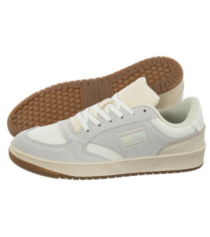 Tommy Hilfiger Tommy Jeans Wmn Retro Cups Suede Ivory EN0EN02112 YBI (TH759-a) sporta apavi