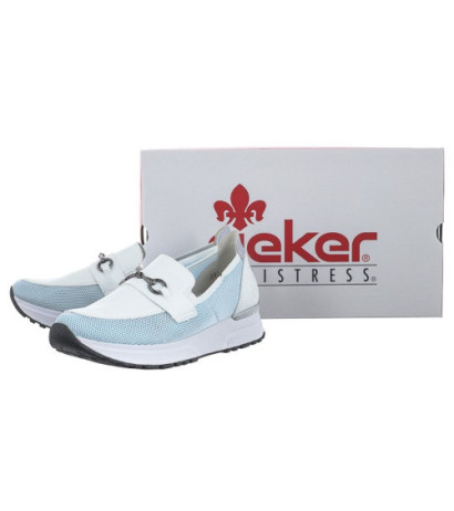Rieker Niebieskie N7455-80 Blue Combination (RI103-a) kingad