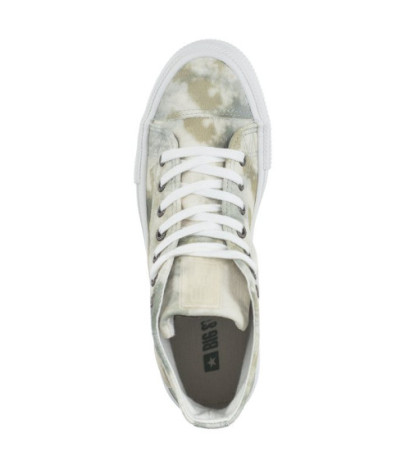 Big Star Białe/Oliwkowe LL274047 (BI480-a) shoes