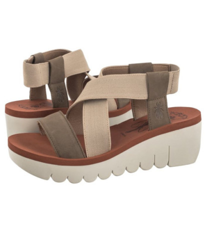 FLY London Yabi Cupi/Elas Milti/Beig/Bric P144922011 (FL383-b) kurpes