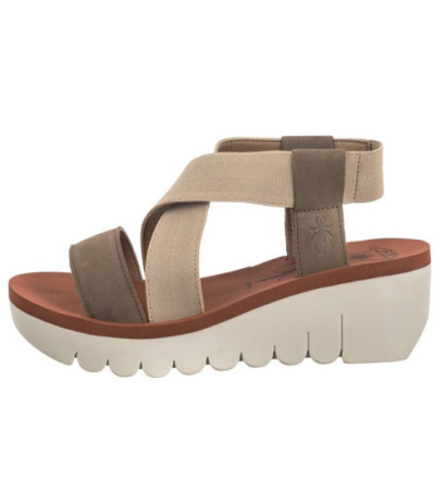 FLY London Yabi Cupi/Elas Milti/Beig/Bric P144922011 (FL383-b) kurpes