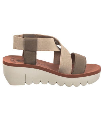 FLY London Yabi Cupi/Elas Milti/Beig/Bric P144922011 (FL383-b) shoes