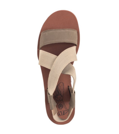 FLY London Yabi Cupi/Elas Milti/Beig/Bric P144922011 (FL383-b) kurpes